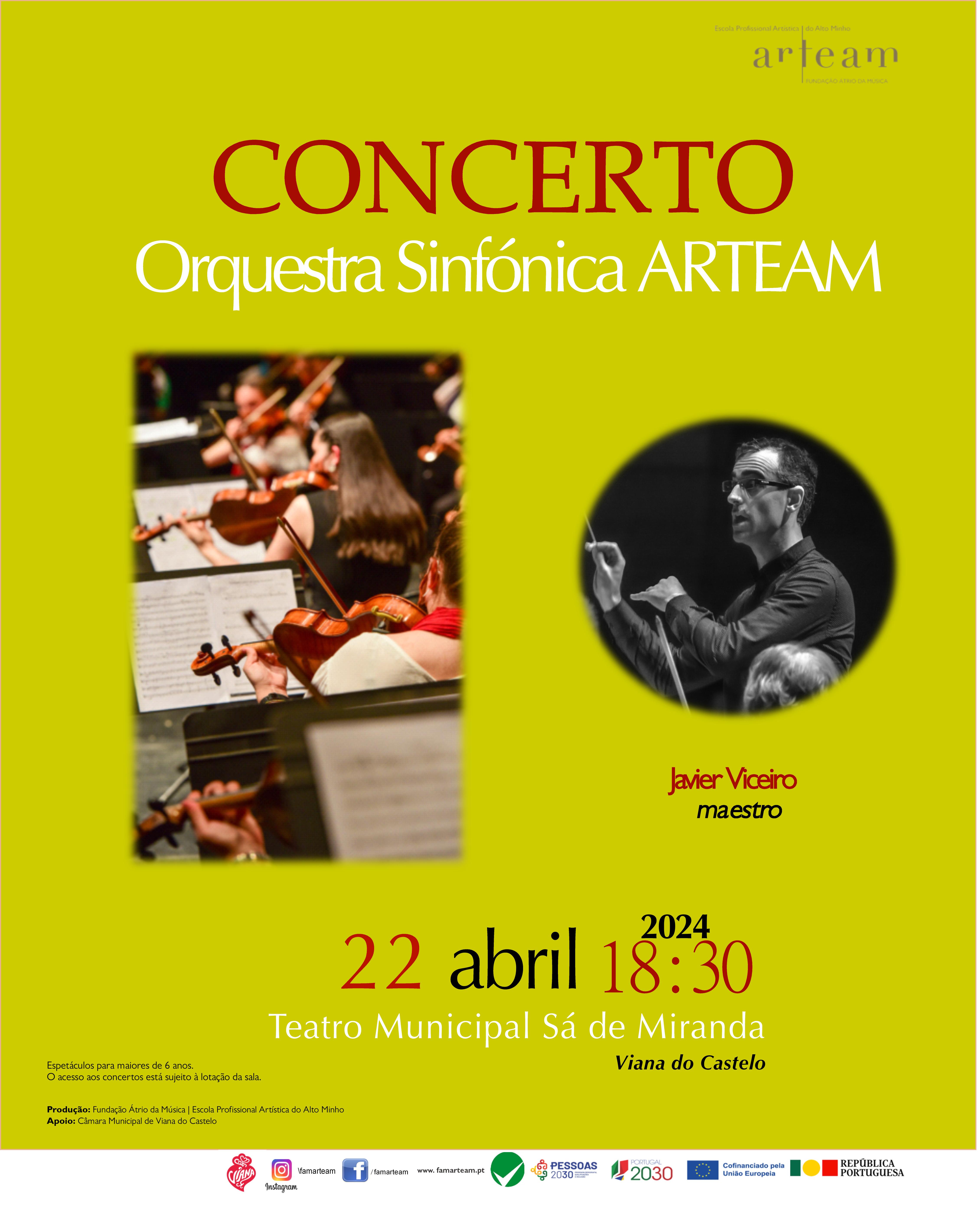 Concertos Orquestra Sinfónica ARTEAM - 2024