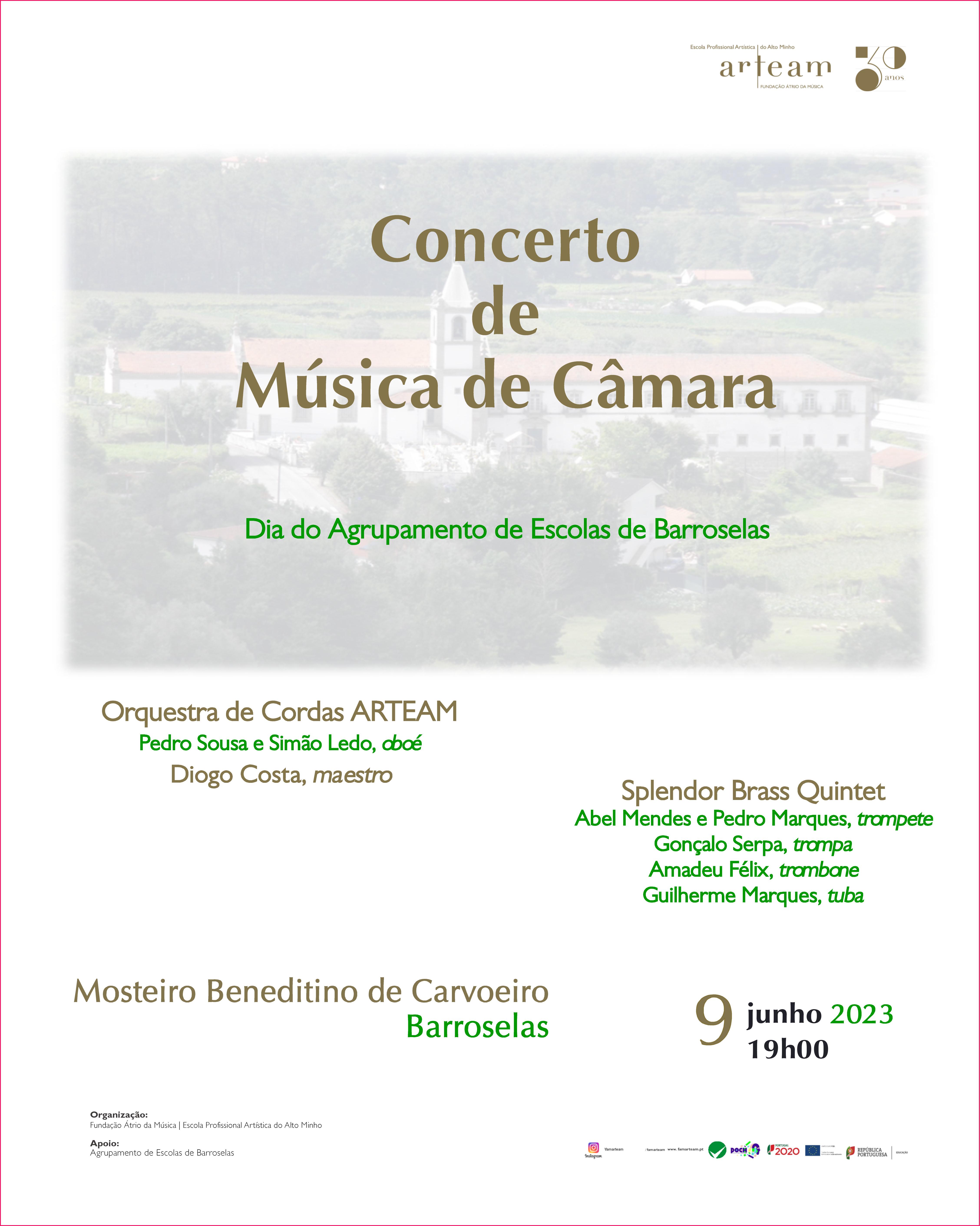Concerto de Música de Câmara ARTEAM - Mosteiro de Carvoeiro