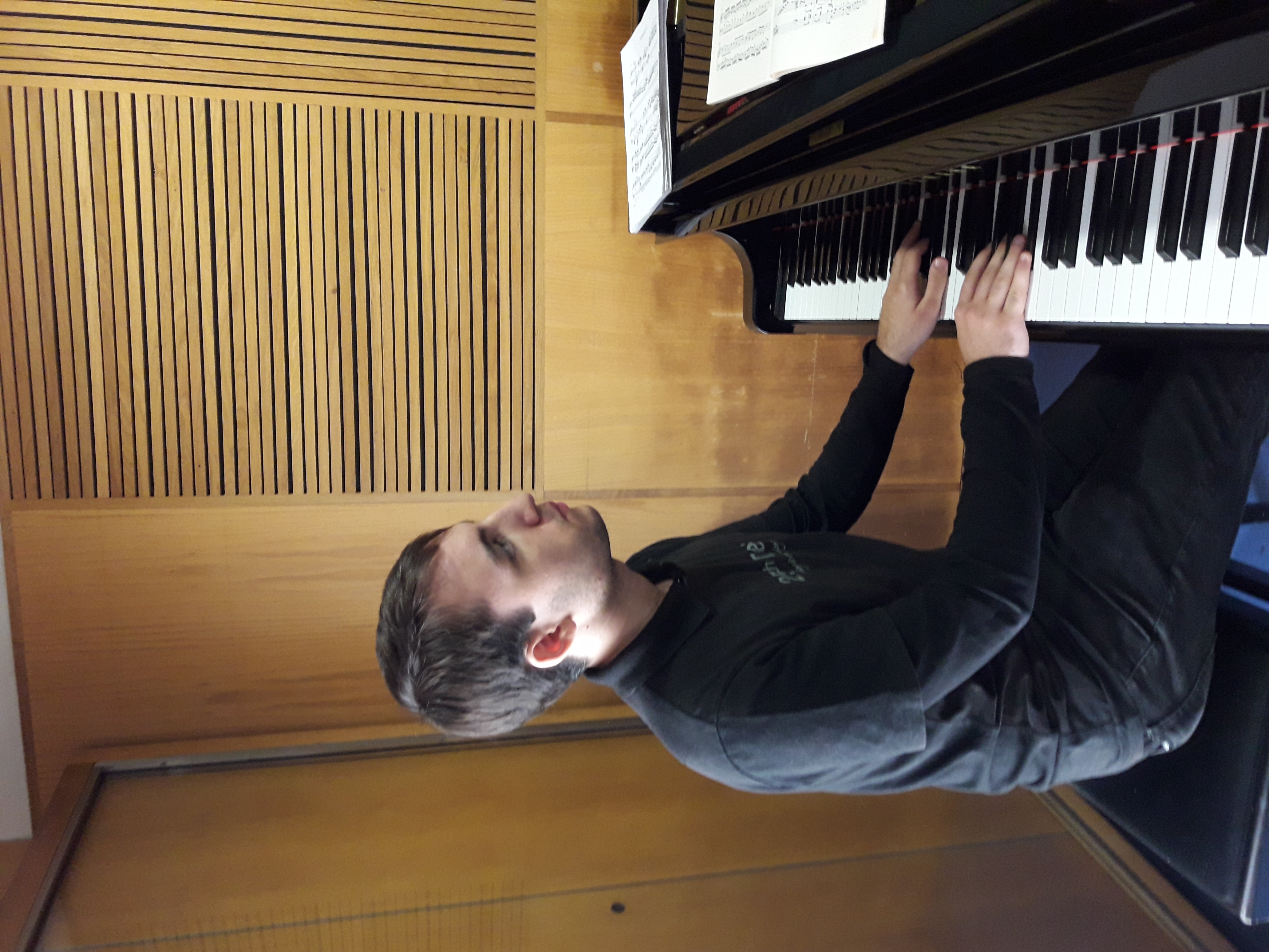Aluno ARTEAM no Conservatorium van Amsterdam - Holanda.