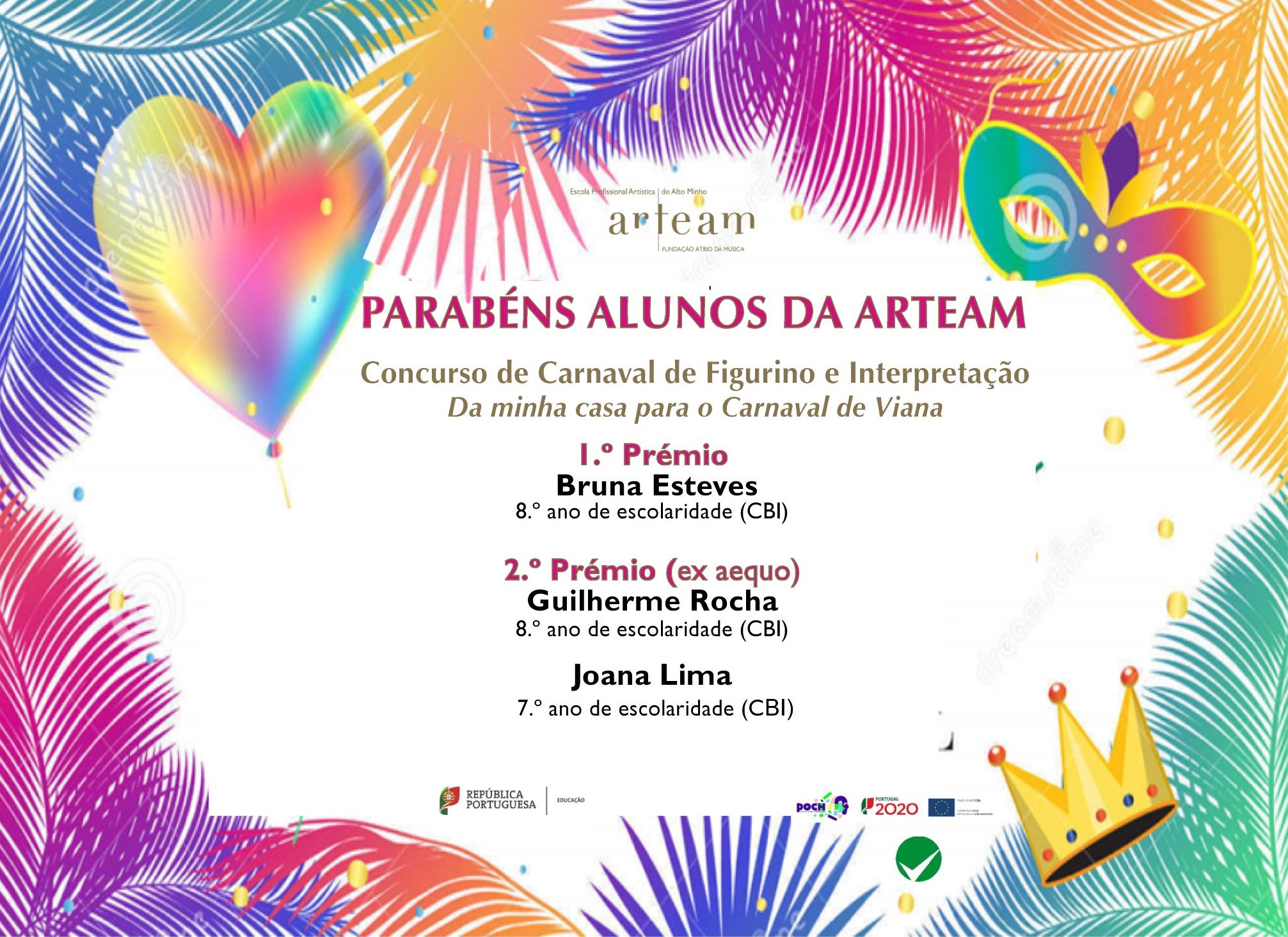 PRÉMIOS CARNAVALESCOS ARTEAM