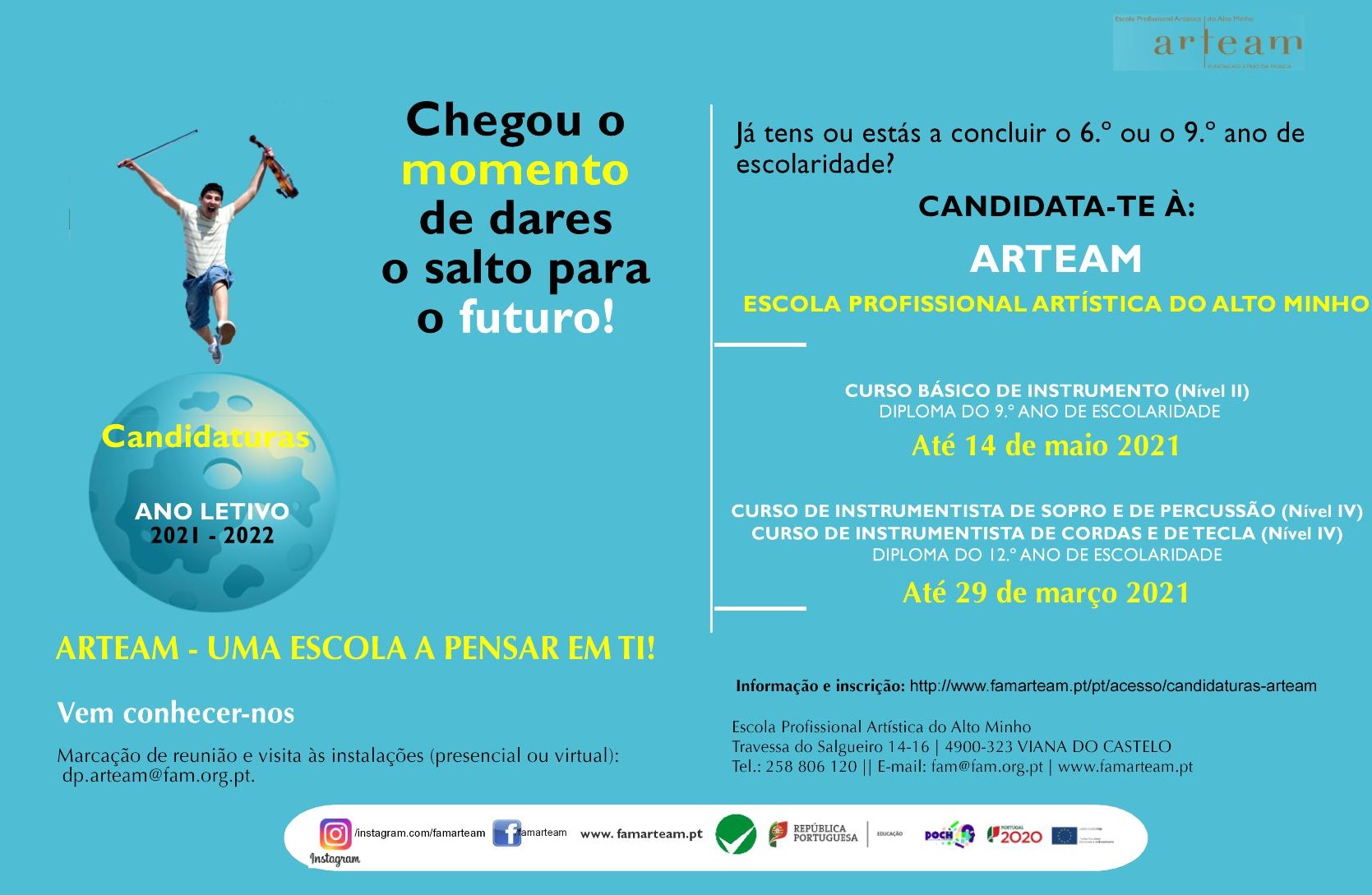 CANDIDATURAS ANO LETIVO 2021-2022