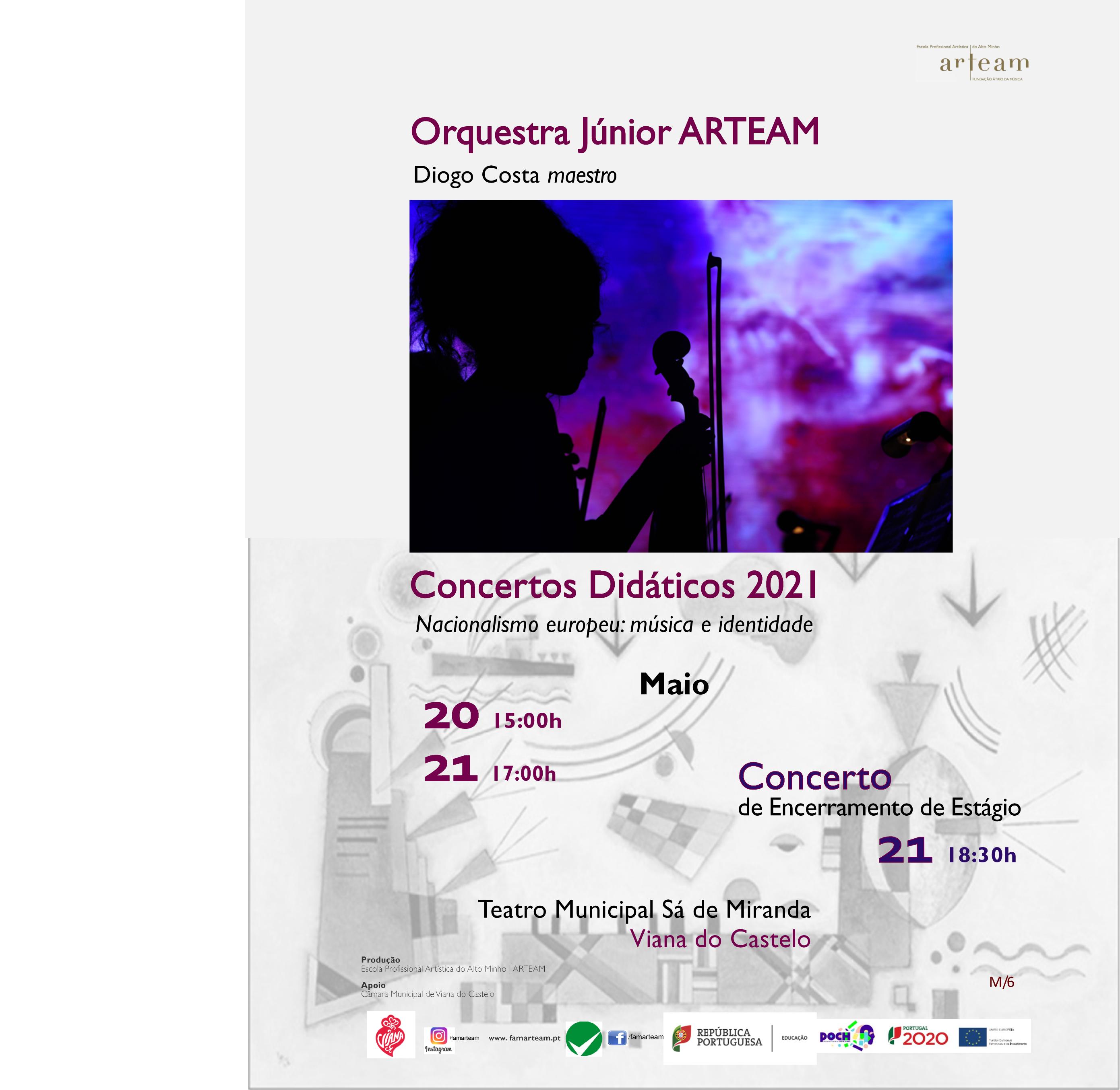 Concerto de encerramento de estágio - Orquestra Júnior ARTEAM