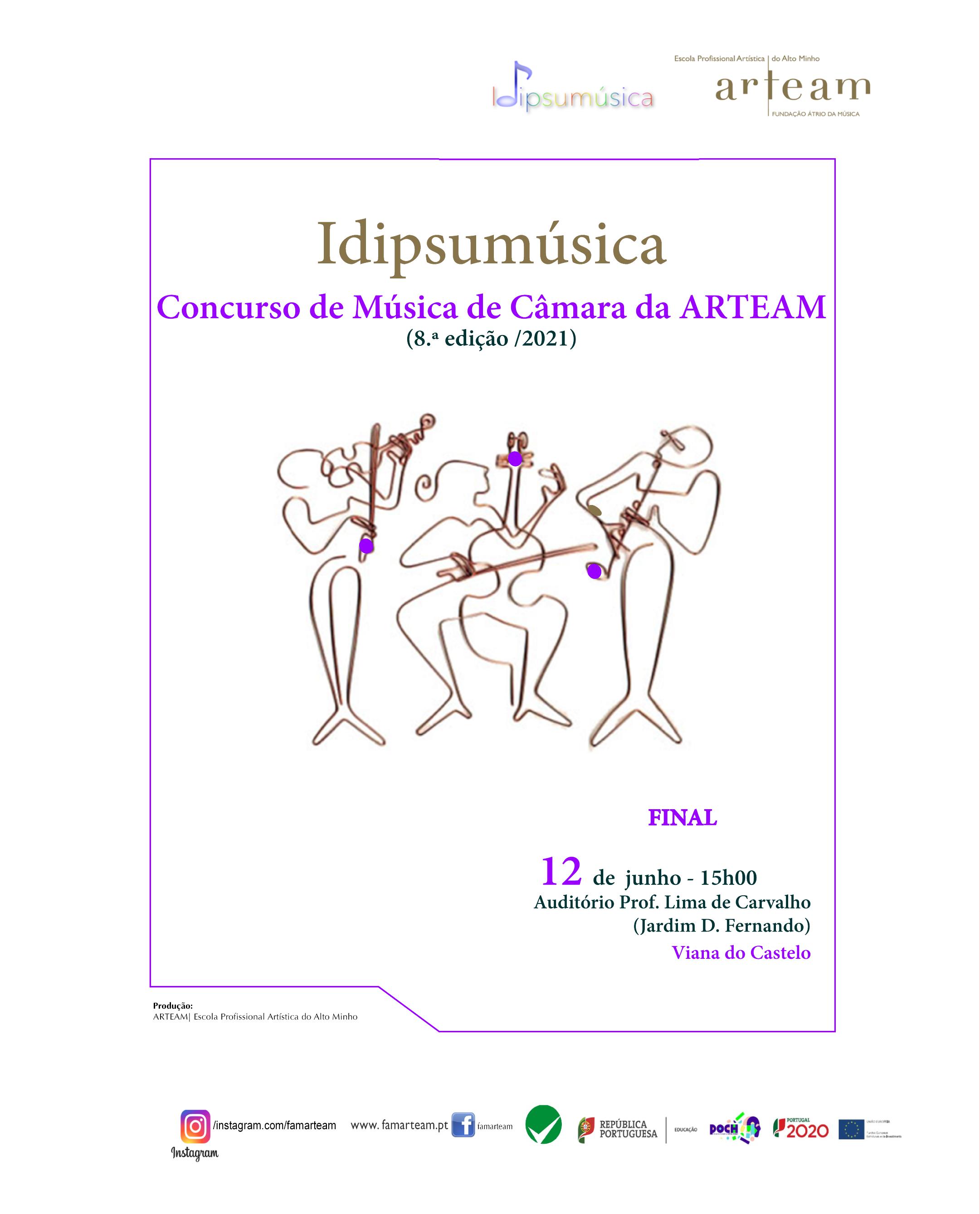 IDIPSUMÚSICA - CONCURSO DE MÚSICA DE CÂMARA ARTEAM (8.ª edição)