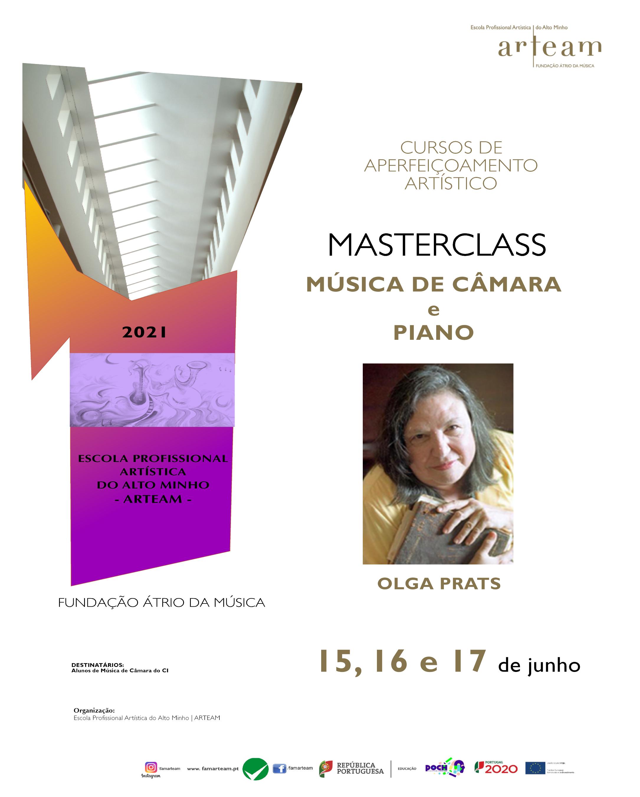 Masterclasses de Piano e Música de Câmara por Olga Prats