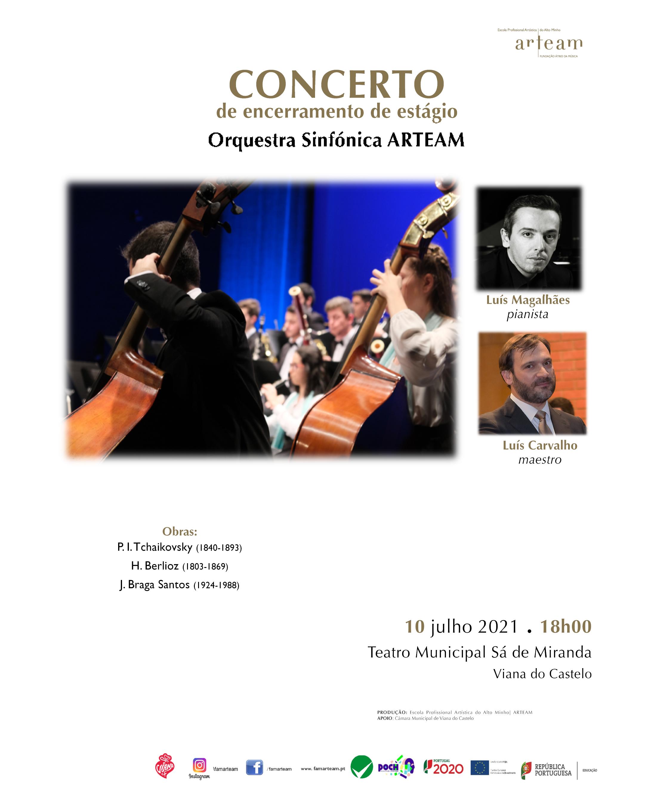 Concerto de Encerramento de Estagio - Orquestra Sinfónica ARTEAM