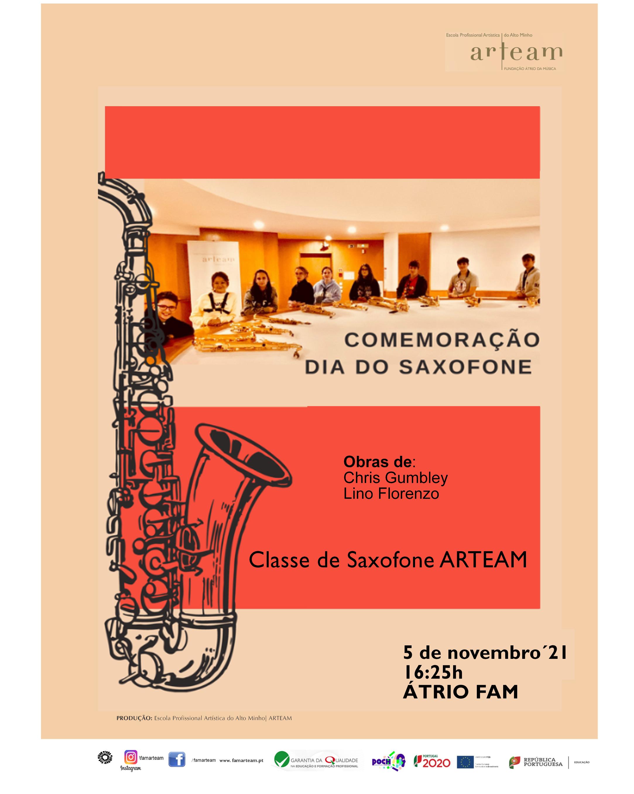 Dia do Saxofone na ARTEAM