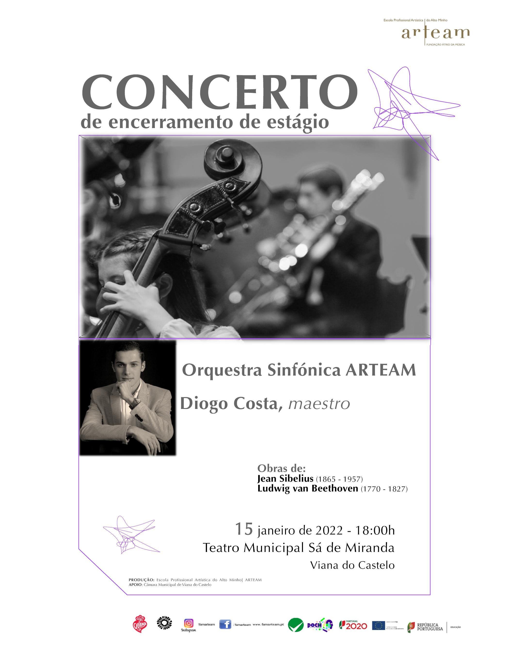 Concerto de Encerramento de Estágio - Orquestra Sinfónica ARTEAM