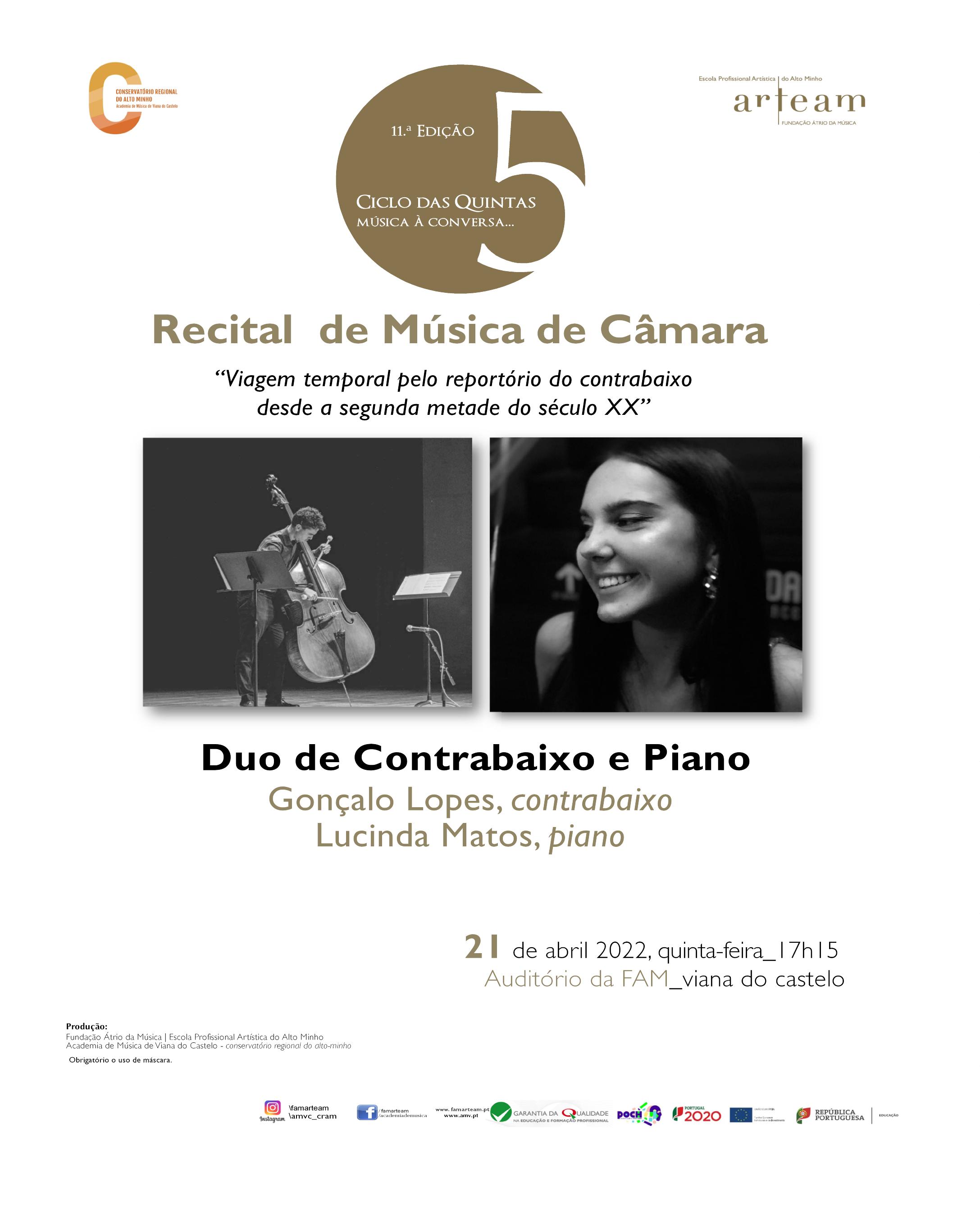 Recital Música de Câmara Ciclo das Quintas