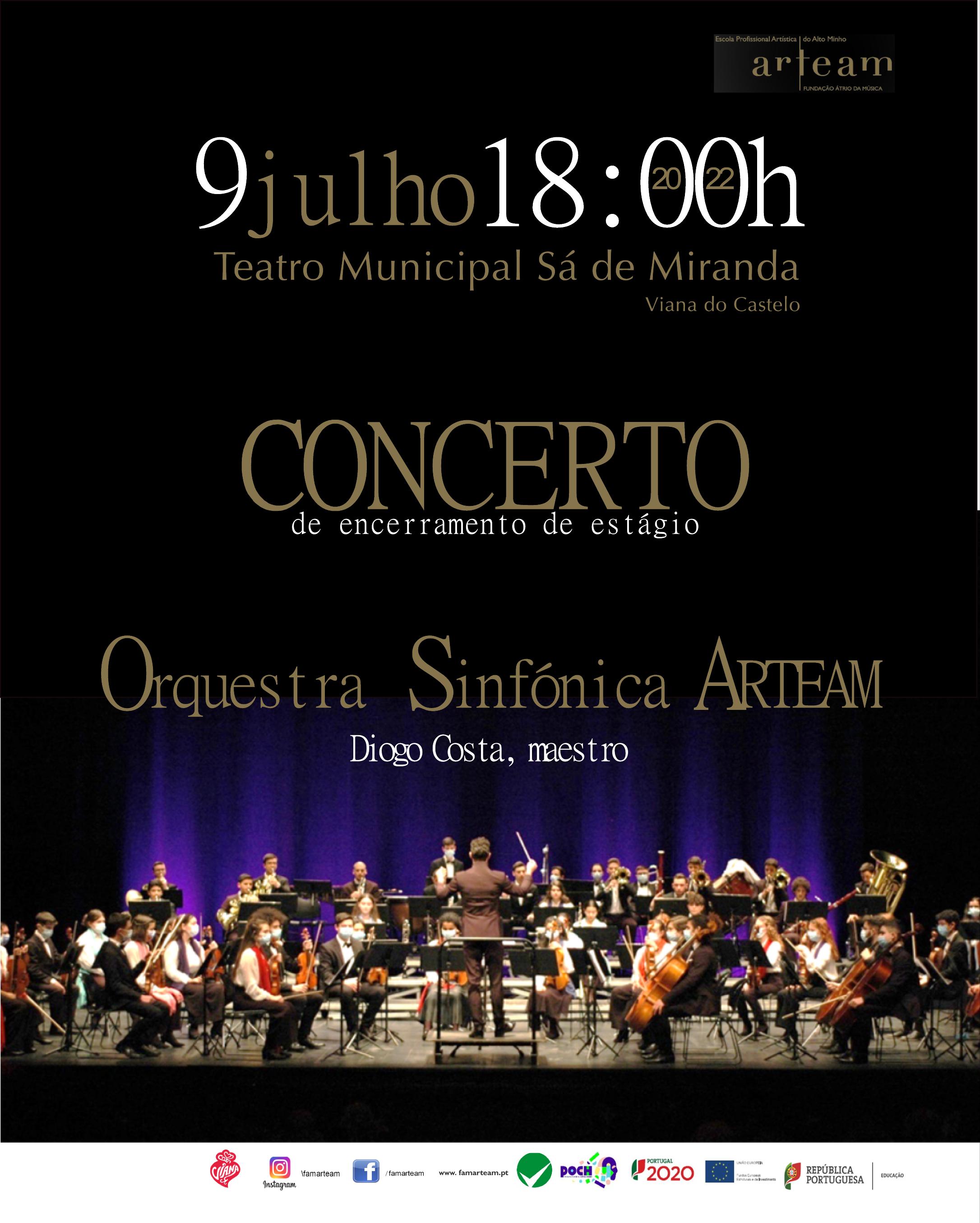Concerto Final de Ano Letivo da Orquestra Sinfónica ARTEAM   