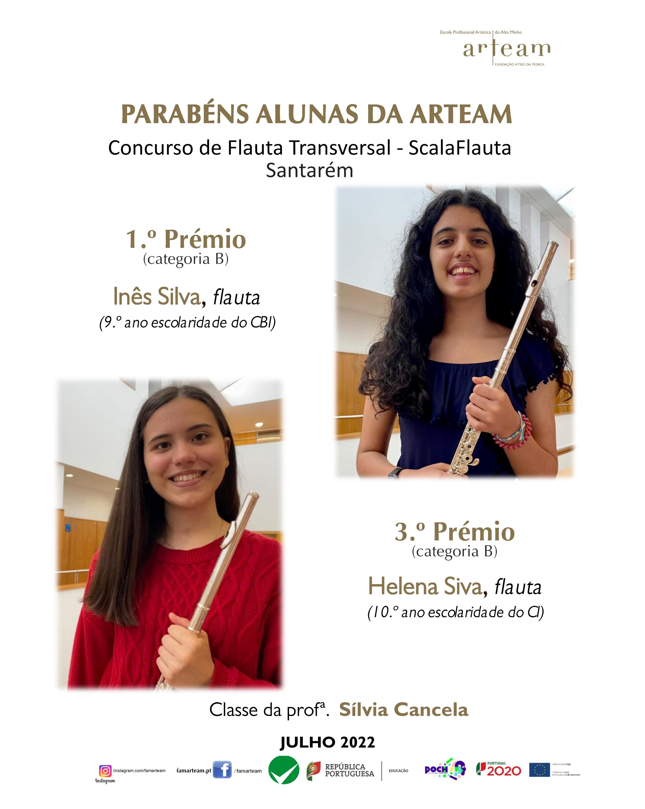Alunas ARTEAM premiadas em Santarém