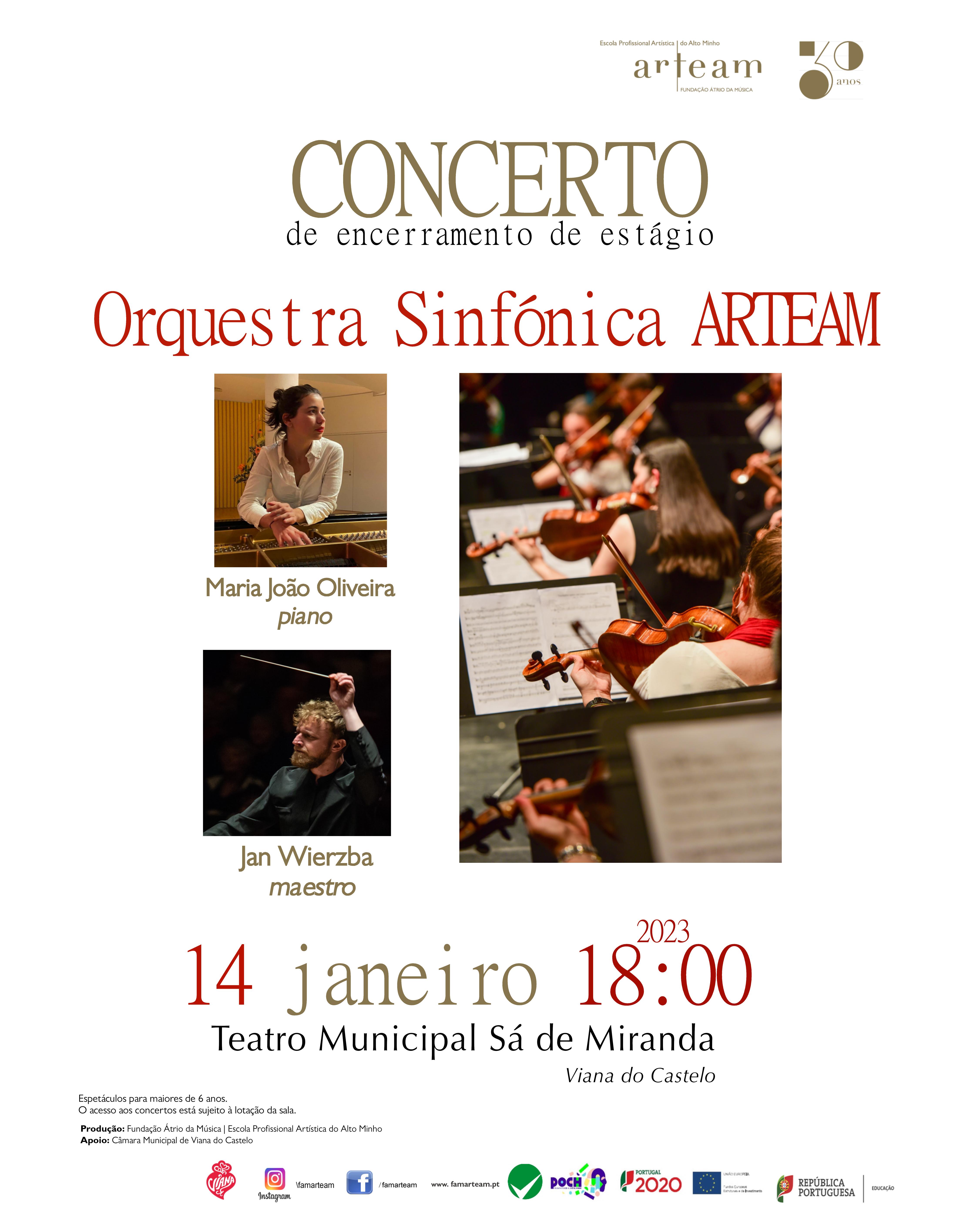 Primeiro Concerto da Orquestra Sinfónica ARTEAM em 2023