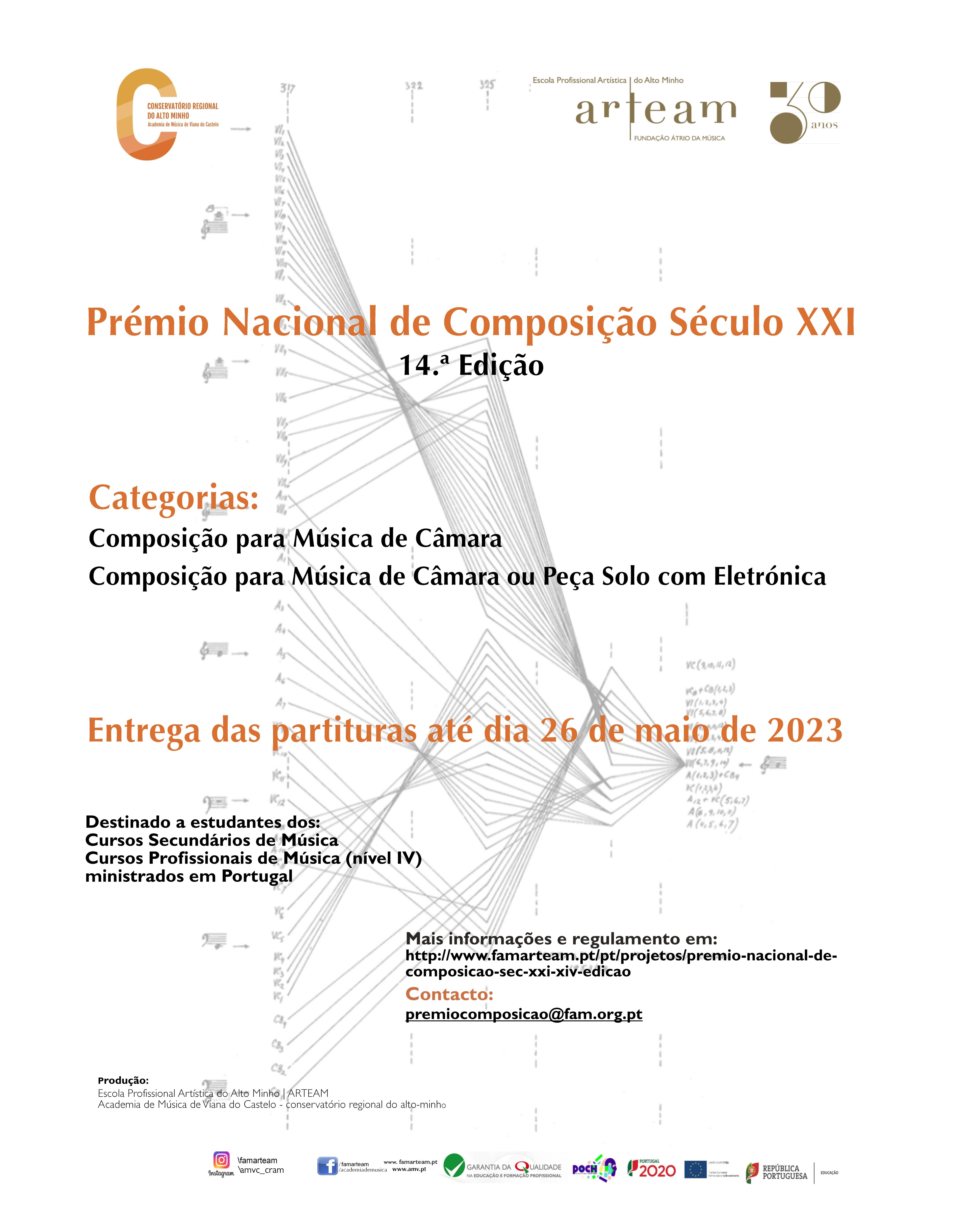 Prémio Nacional  de Composição Seculo XXI (14.ª edição)