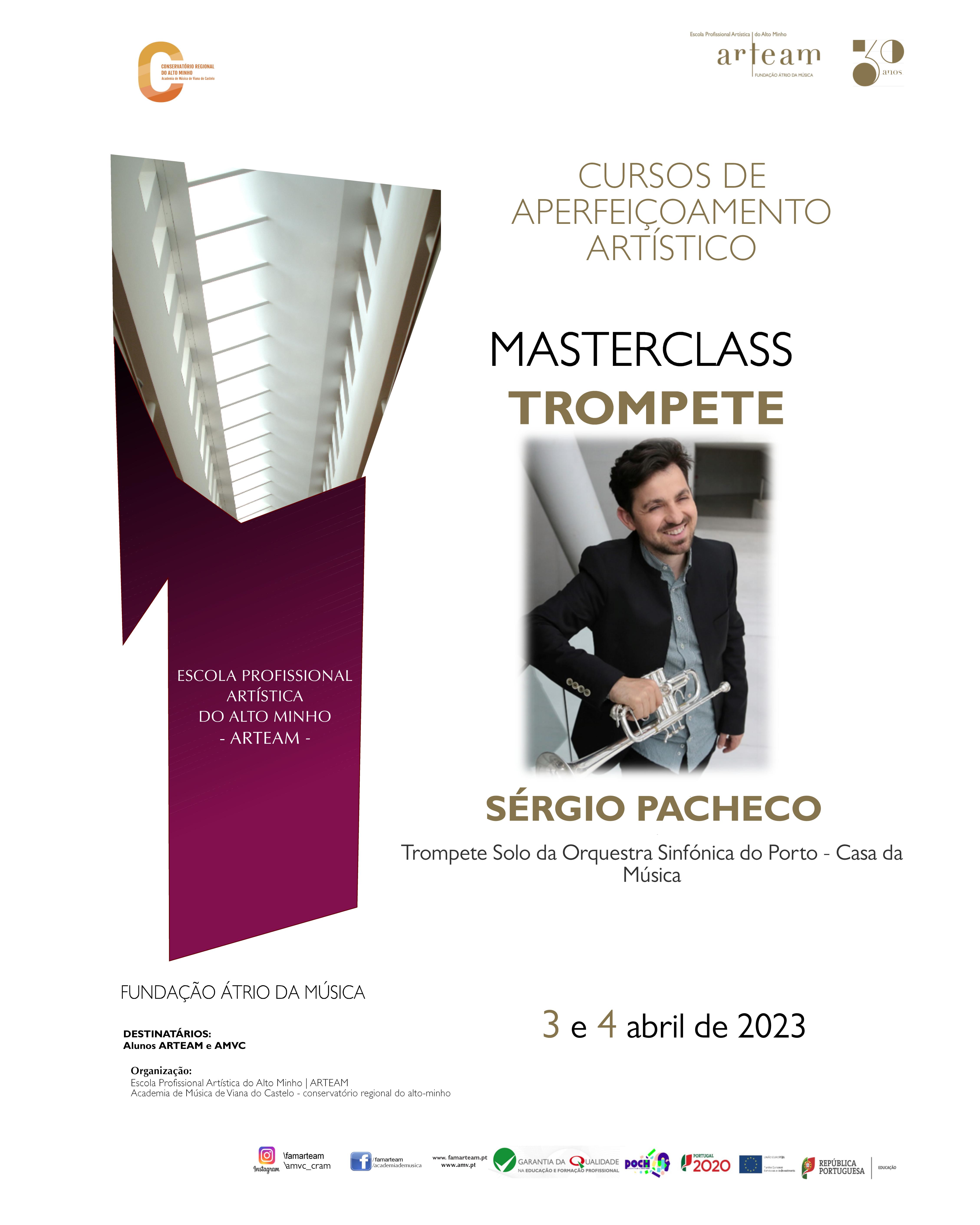 Masterclass de Trompete por Sérgio Pacheco