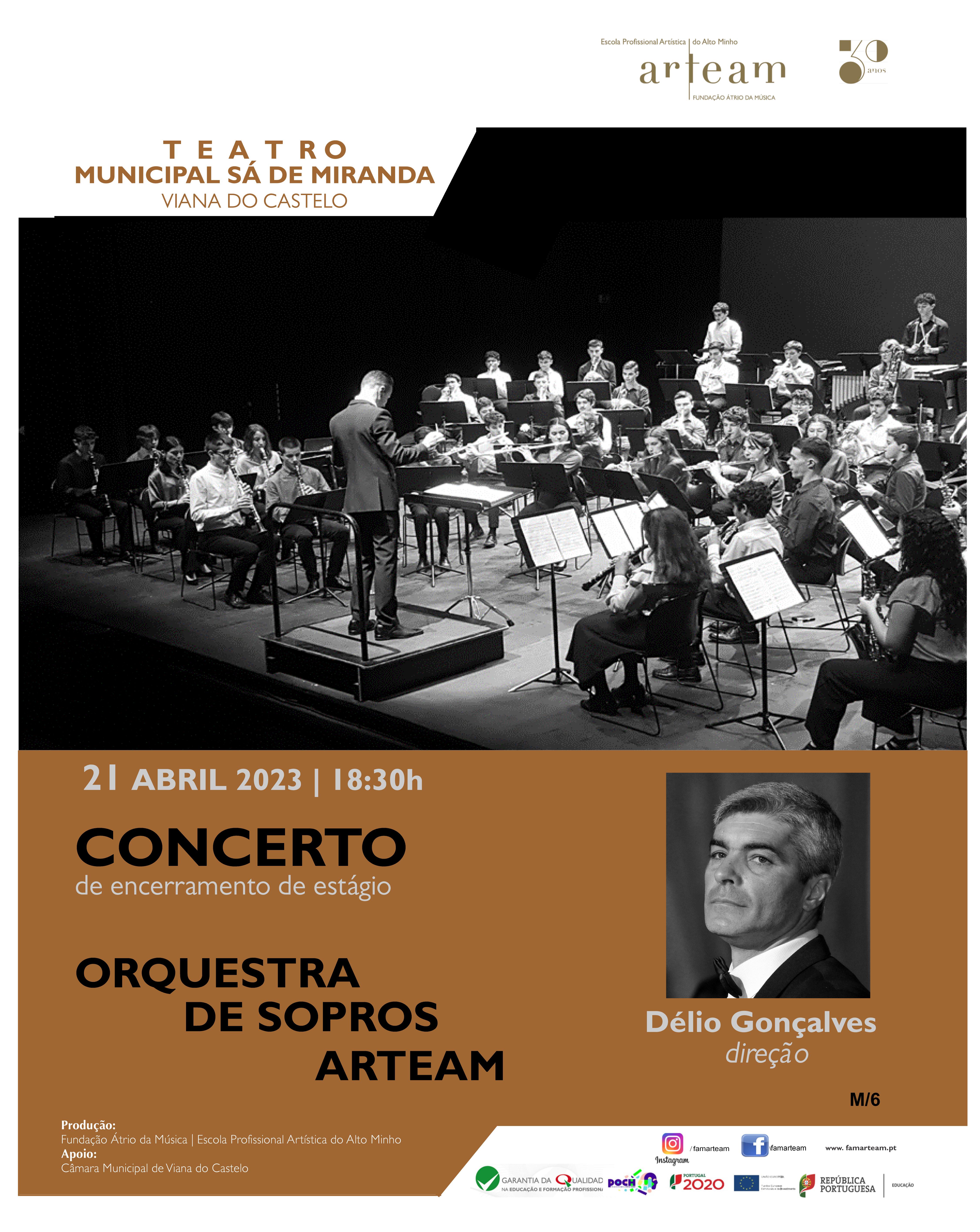 Concerto de Encerramento de Estágio - Orquestra de Sopros ARTEAM