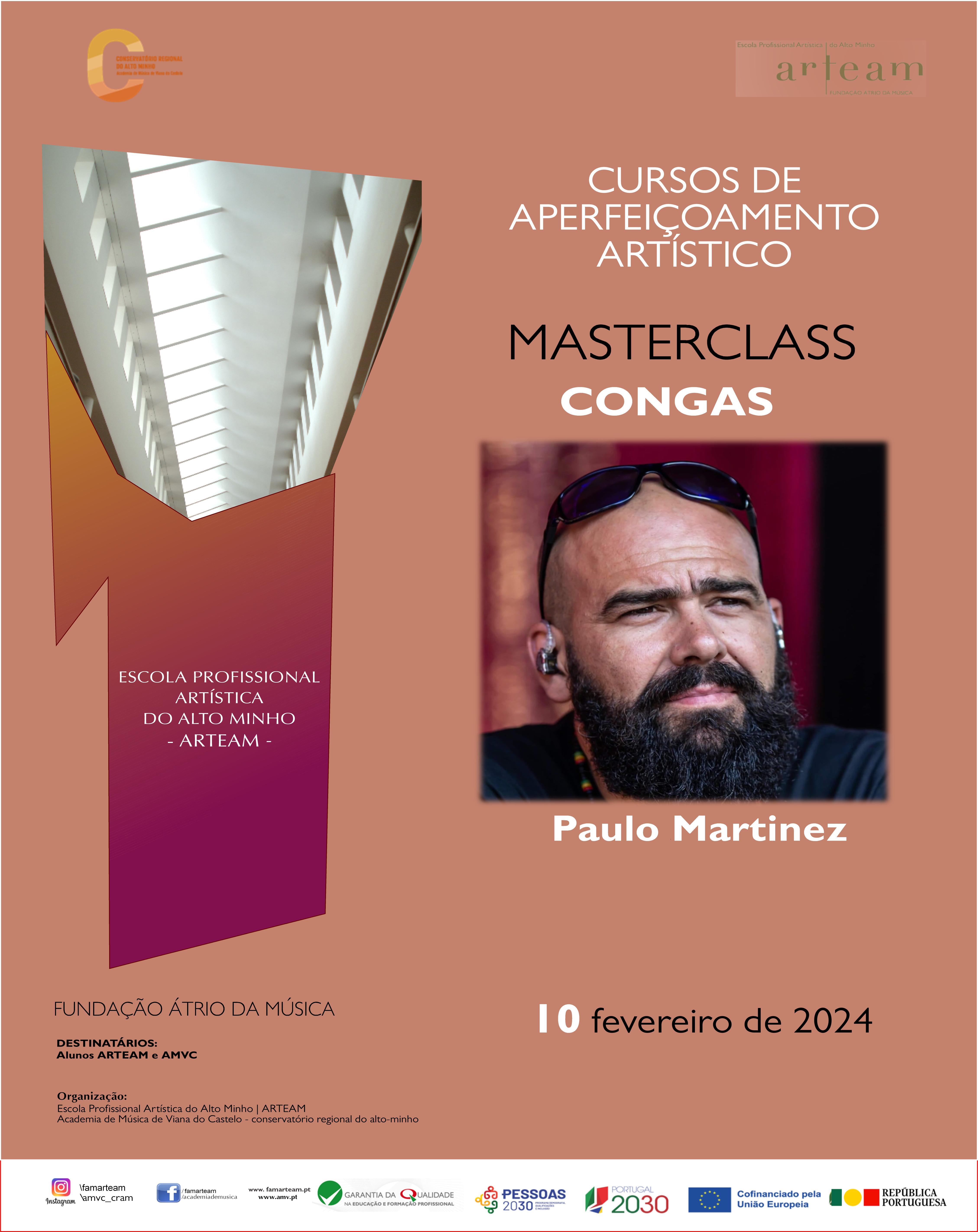 Masterclasse de Congas por Paulo Martinez