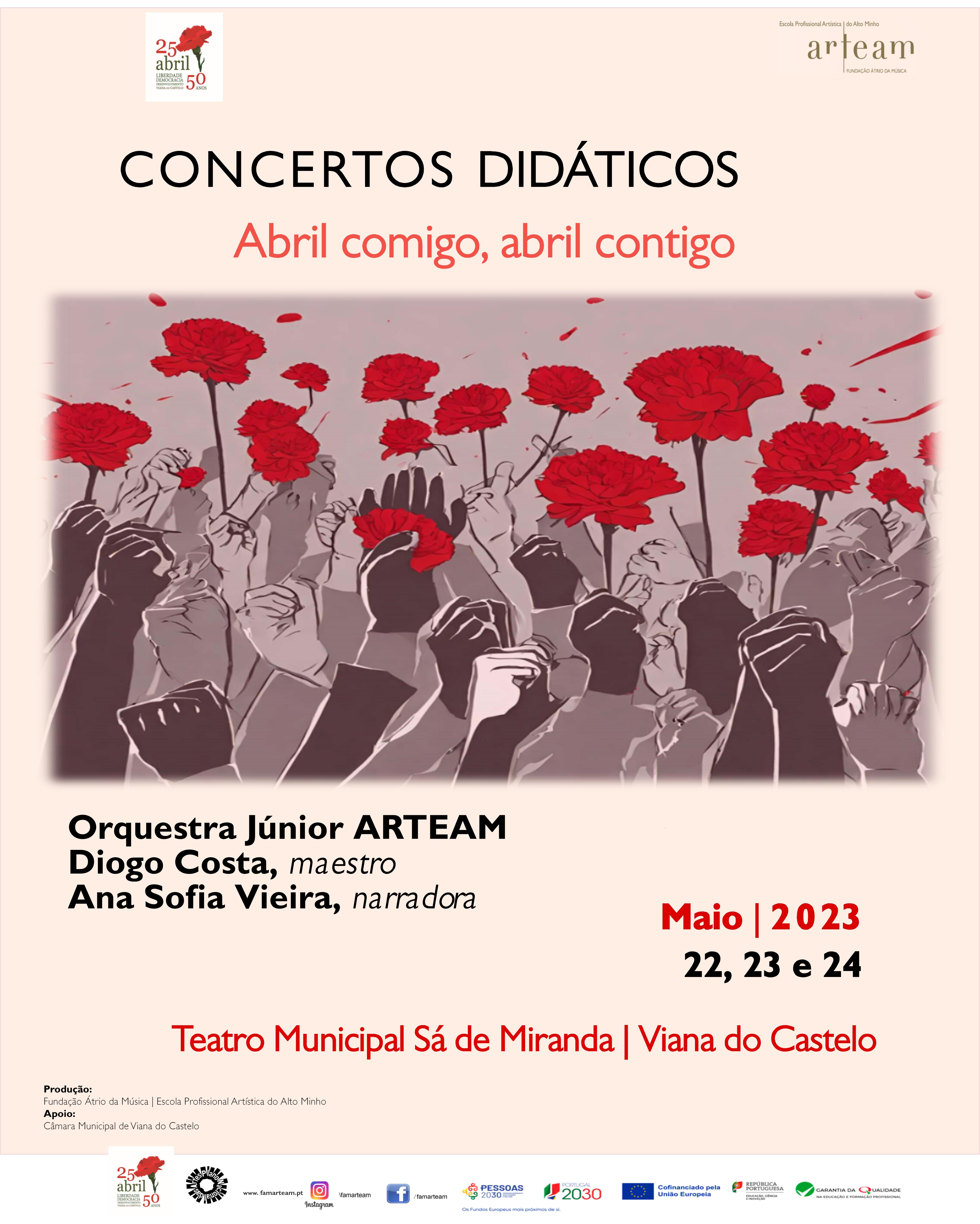 Abril comigo, Abril contigo - Concertos Didáticos ARTEAM