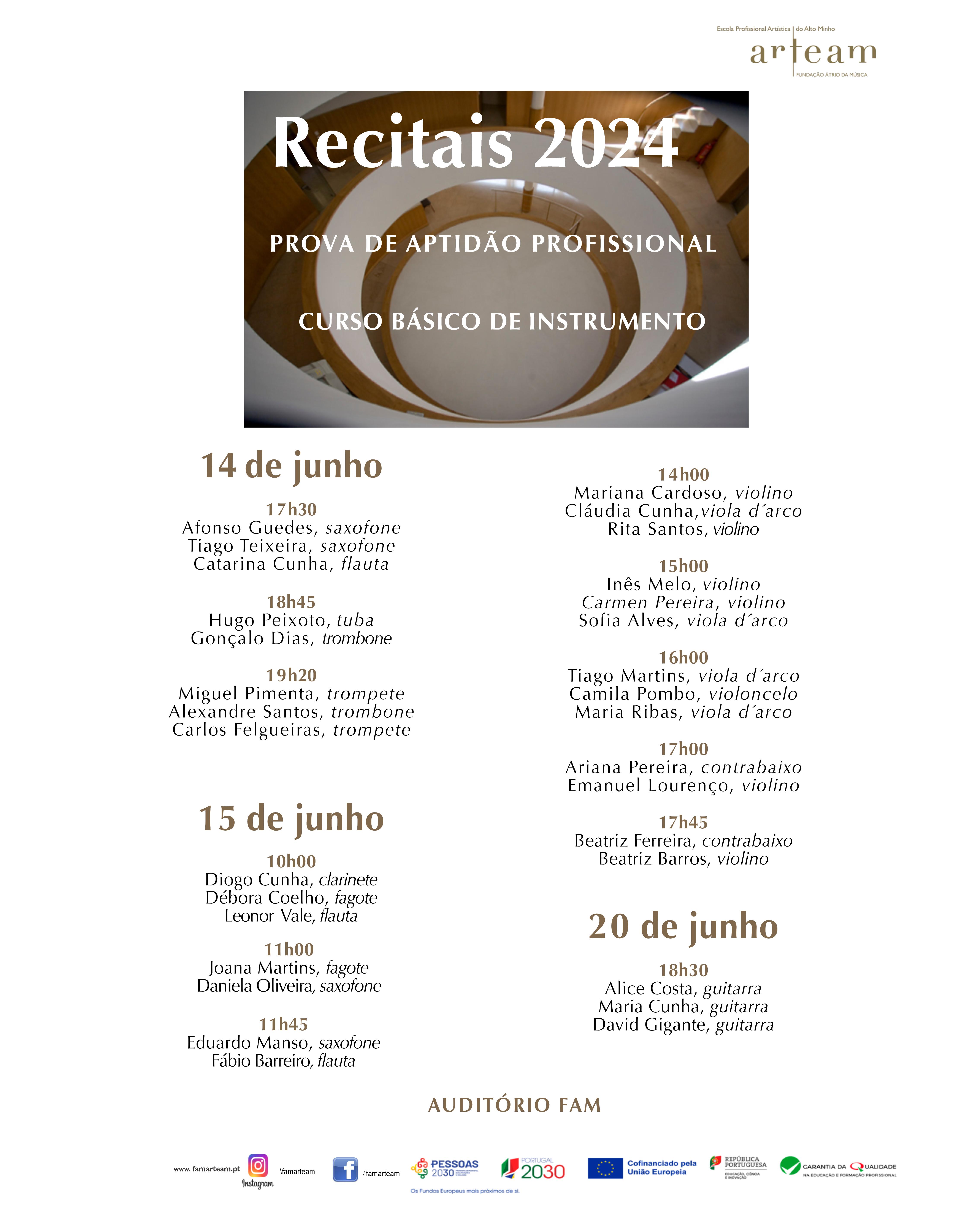 Prova de Aptidão Profissional do CBI 2024