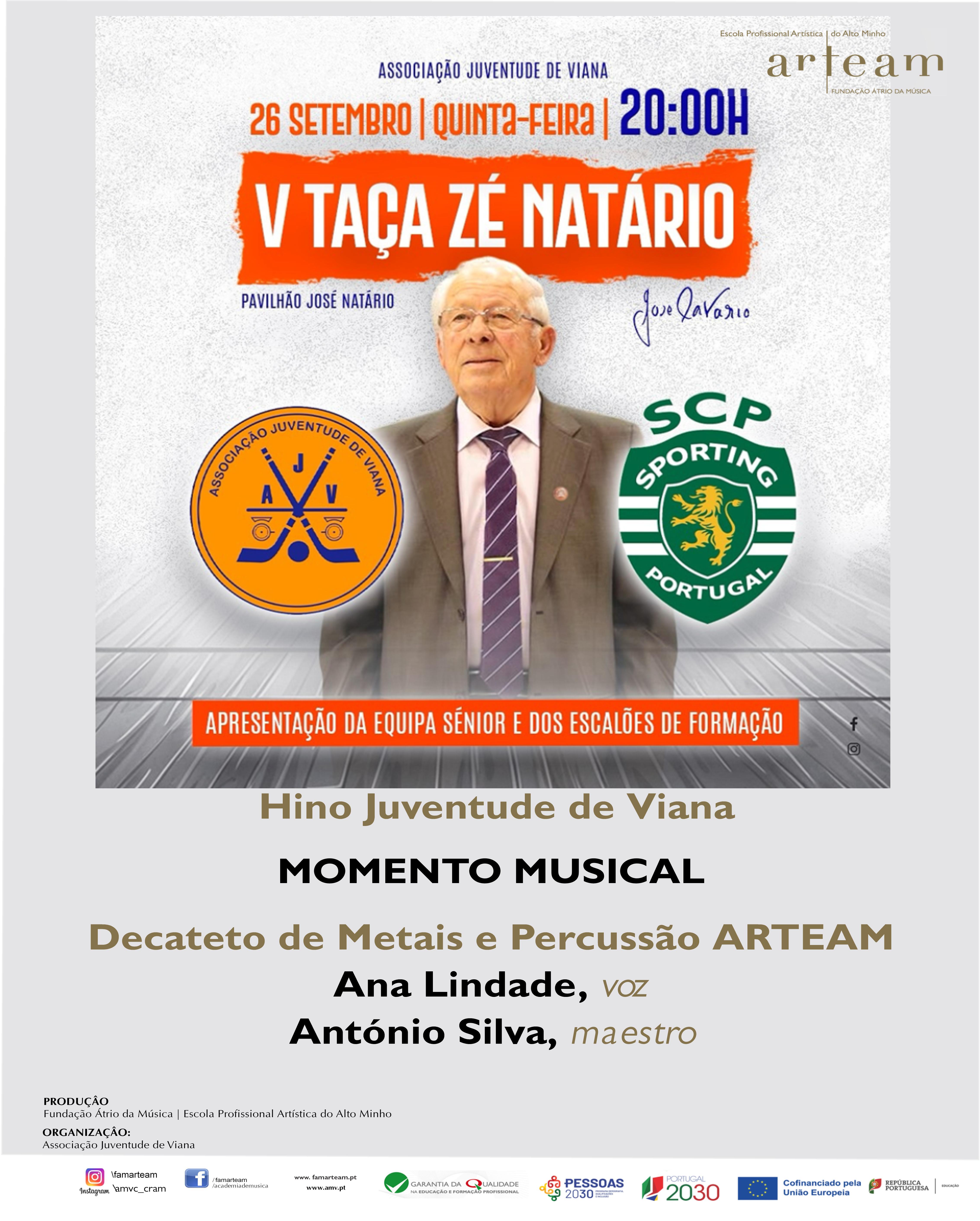 Jovens da ARTEAM apresentam “Hino Juventude de Viana