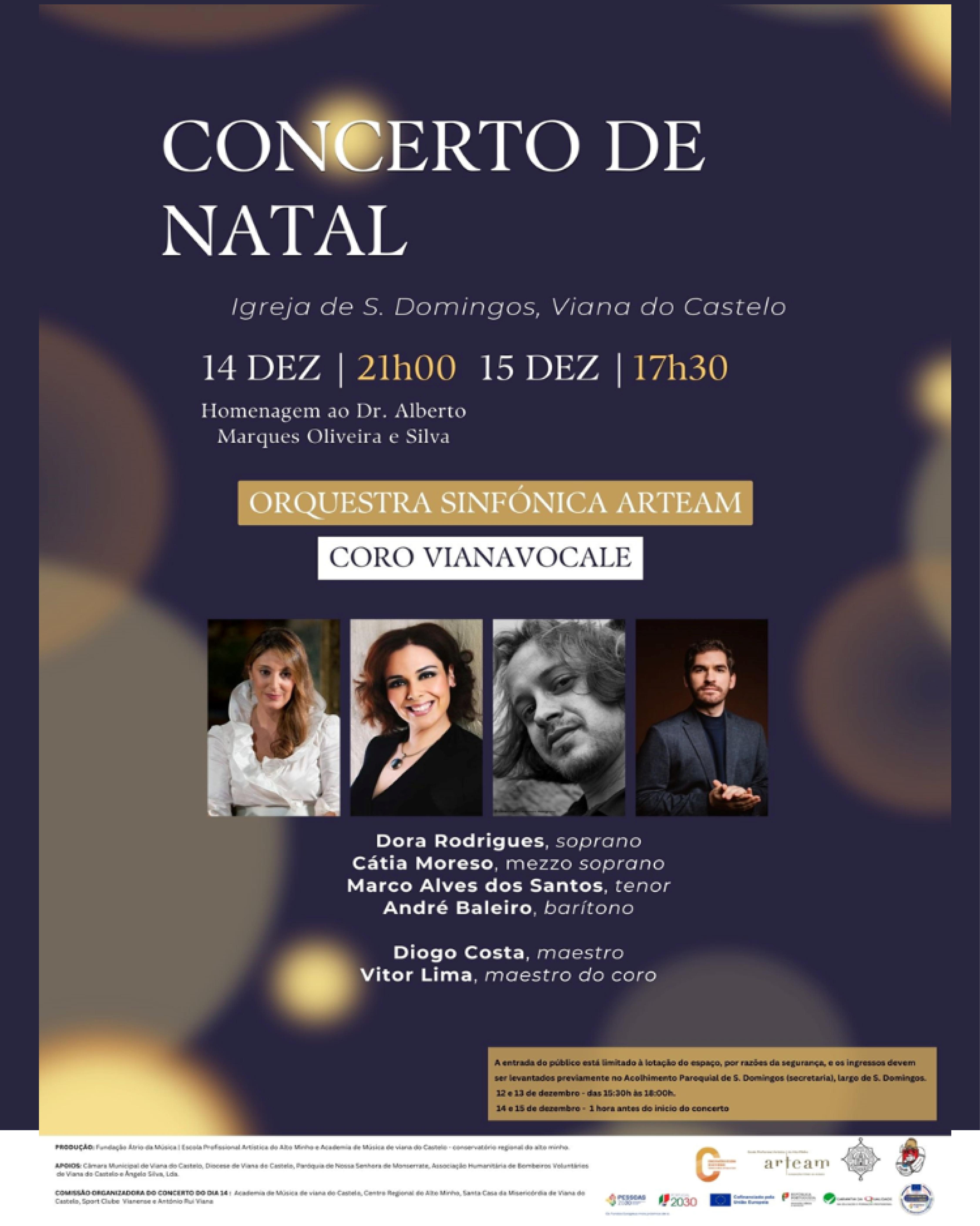 CONCERTO DE NATAL 2024  – Igreja de S. Domingos, Viana do Castelo