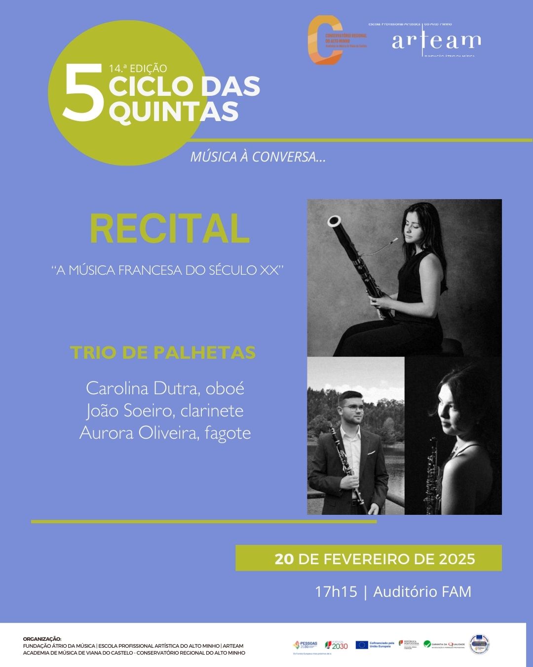 Recital Ciclo das Quintas… de fevereiro