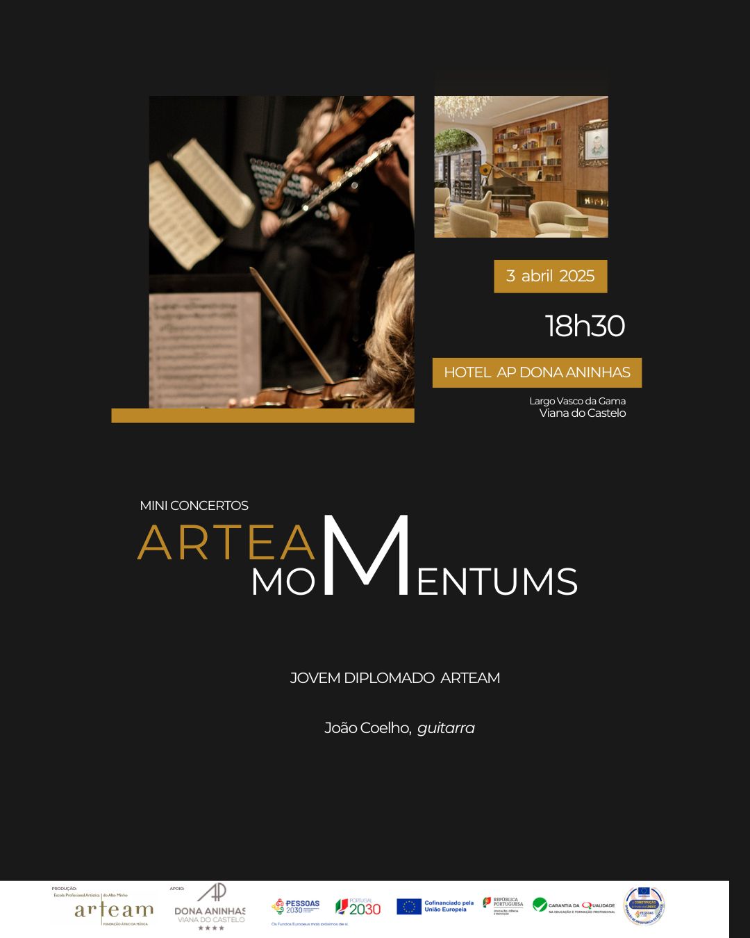ARTEAM MOMENTUMS no D.ª Aninhas – 18:30h 3 de abril