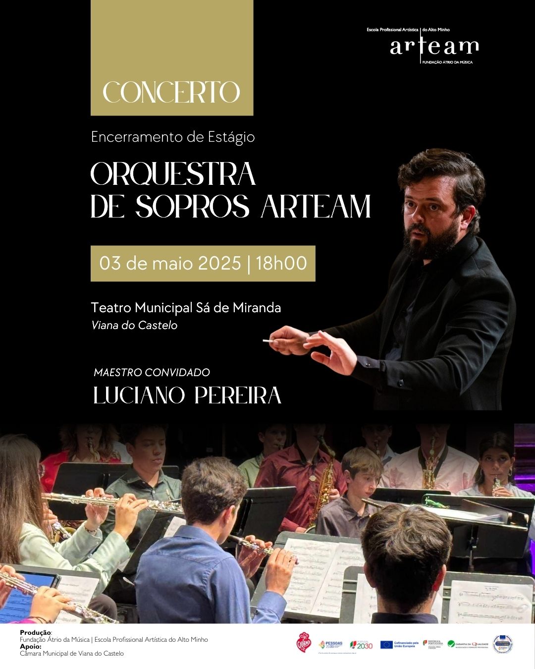 Concerto de Encerramento de Estágio - Orquestra de Sopros ARTEAM maio25