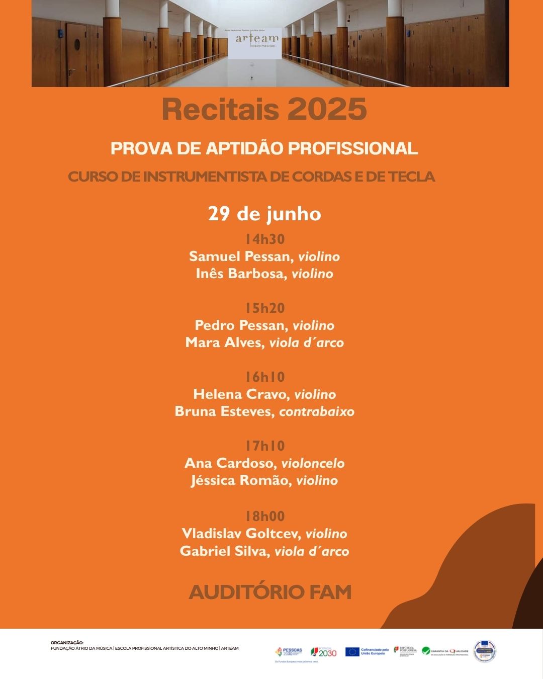 Recitais PAP 12.º ano de escolaridade