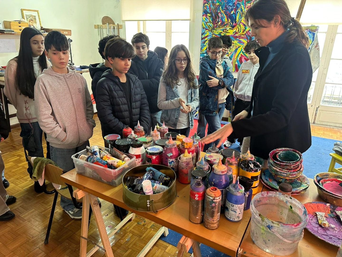 Visita ao atelier de Mariana Barrote