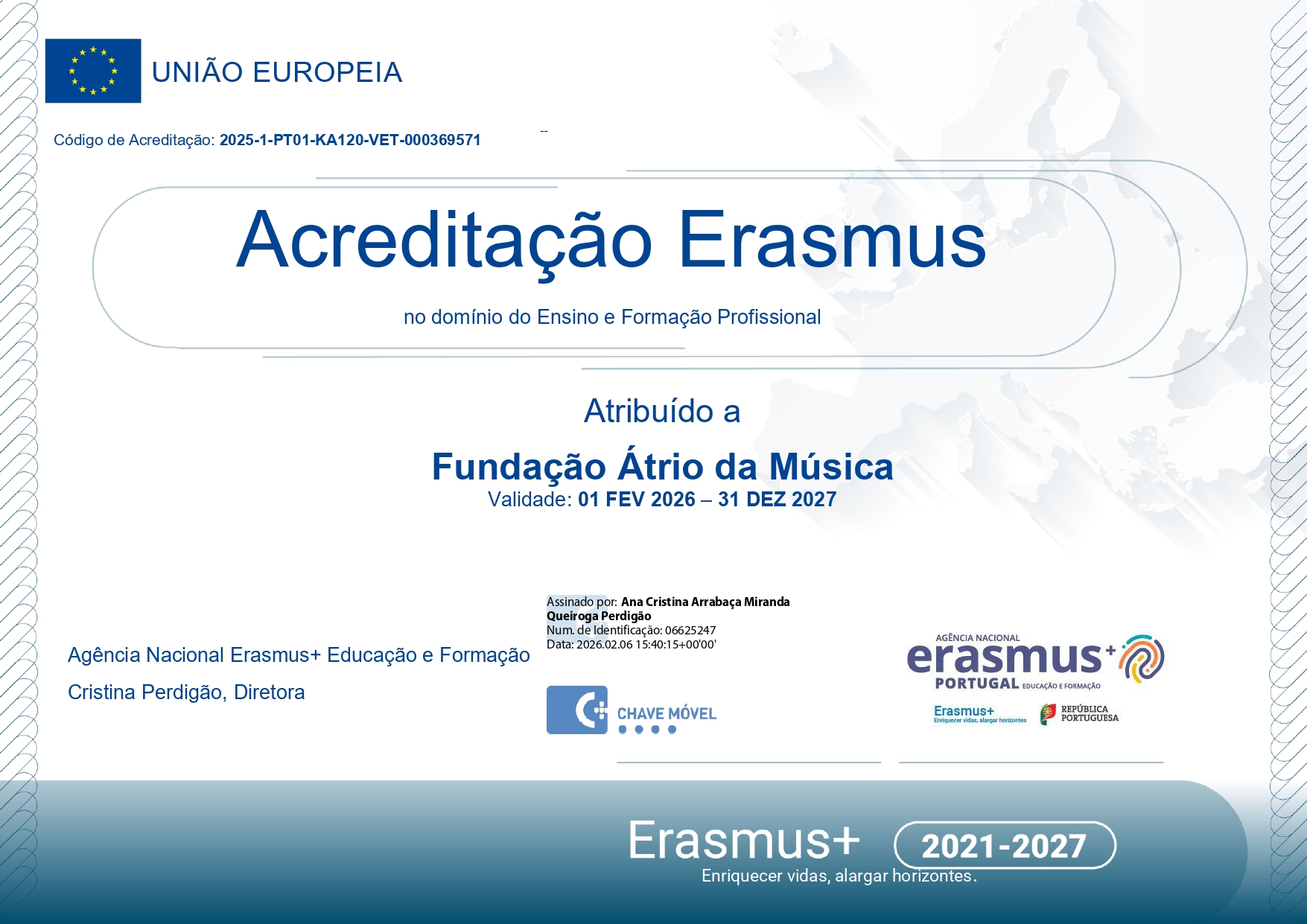 ARTEAM creditada no âmbito do programa Erasmus+