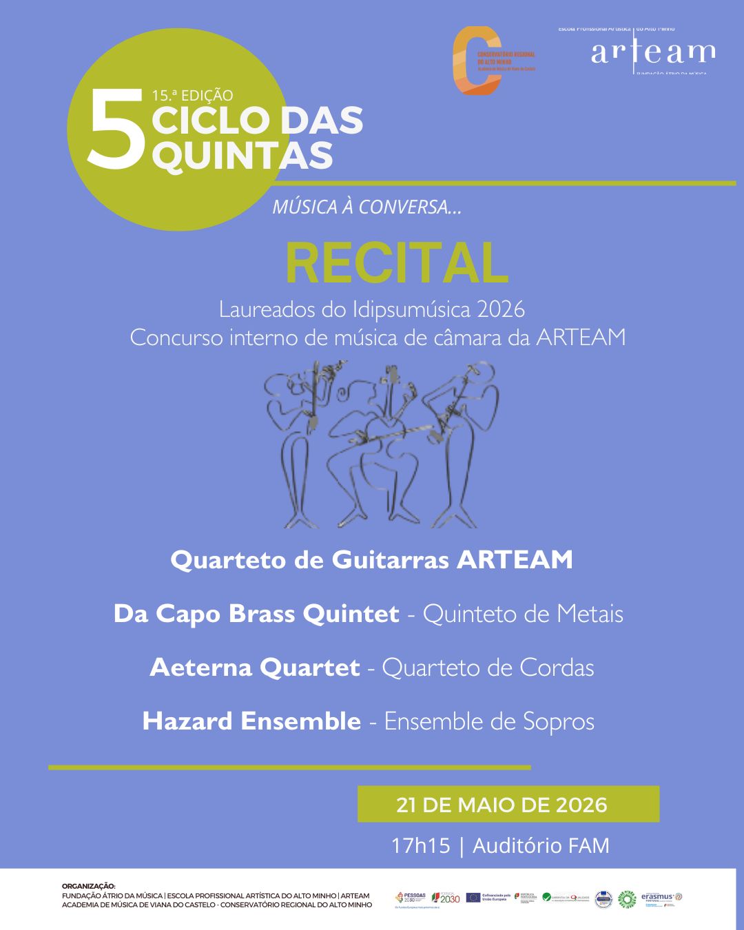 Recital Ciclo das Quintas de Maio 2026