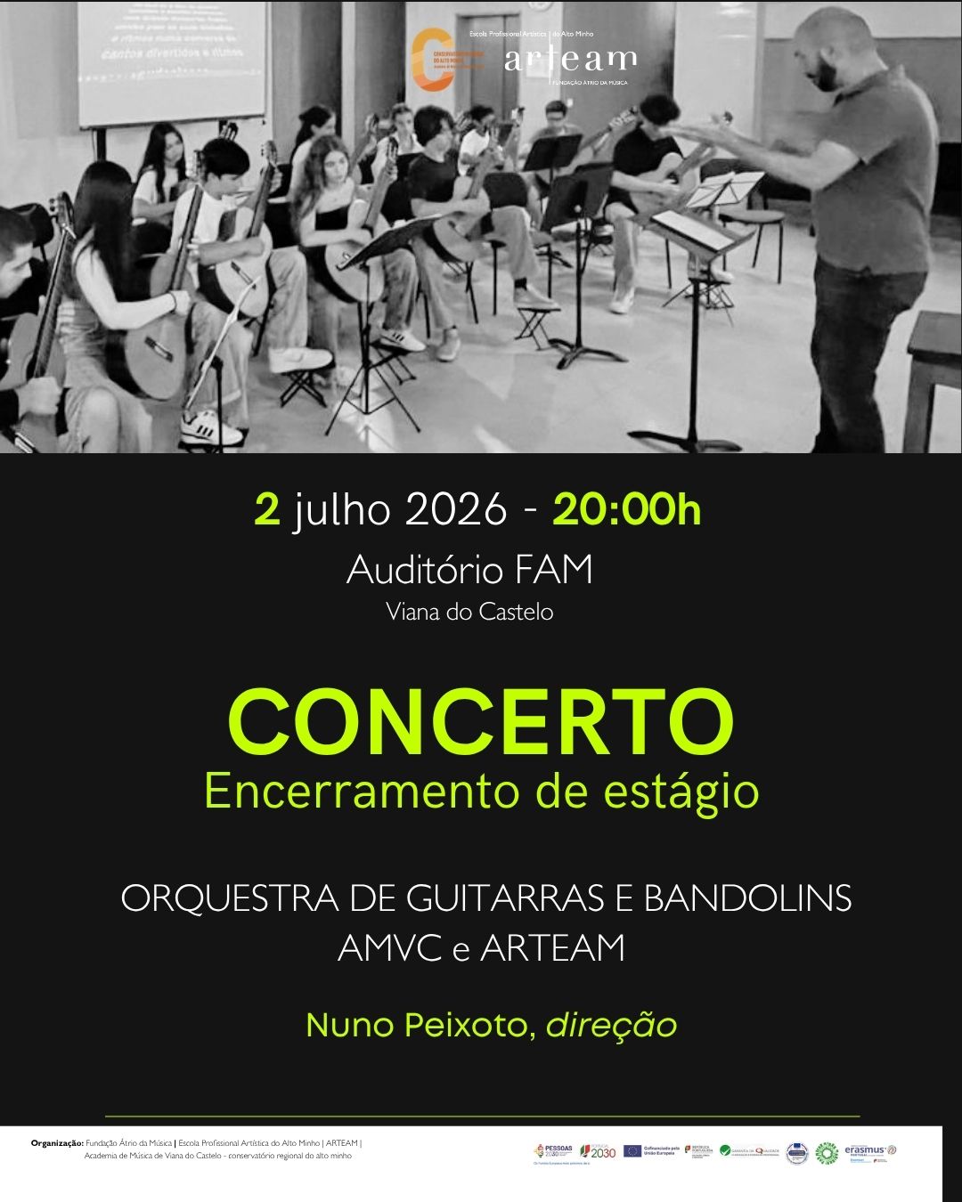 🎶 Concerto Guitarras e Bandolins da ARTEAM e da AMVC