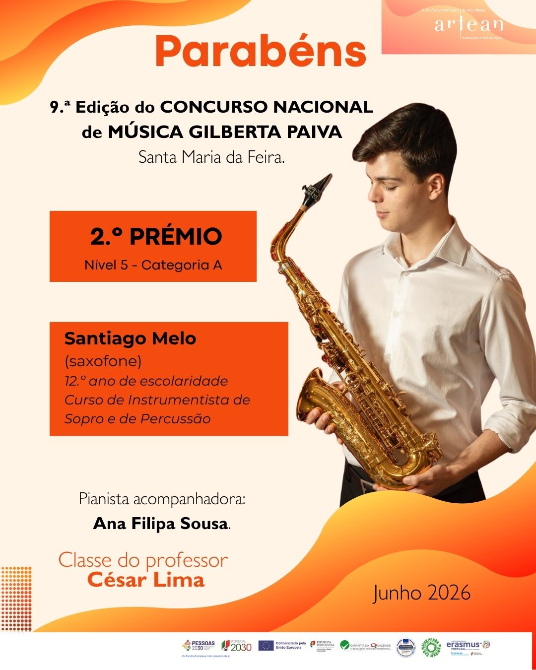 Alunos ARTEAM premiados junho 26